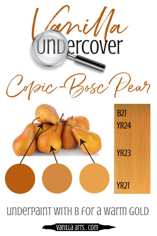 Vanilla Undercover - Copic -Bosc Pear
